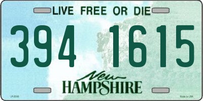 NH license plate 3941615