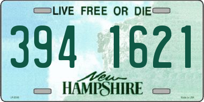 NH license plate 3941621