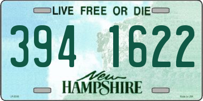 NH license plate 3941622