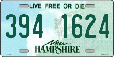 NH license plate 3941624