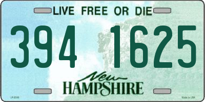 NH license plate 3941625