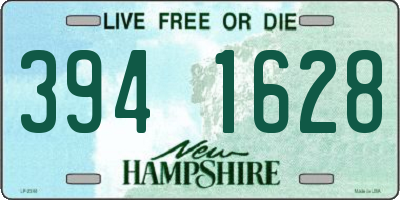 NH license plate 3941628