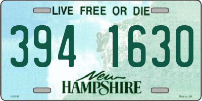 NH license plate 3941630