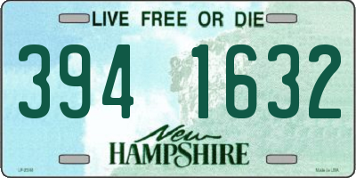 NH license plate 3941632