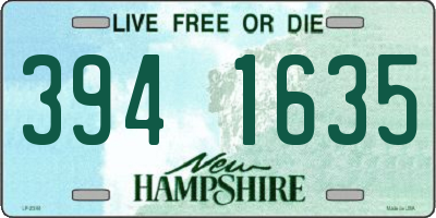 NH license plate 3941635