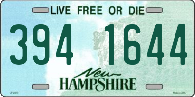 NH license plate 3941644