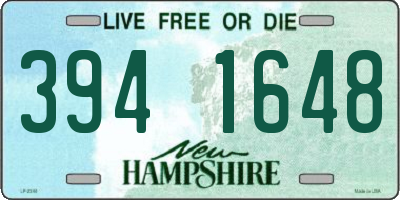 NH license plate 3941648