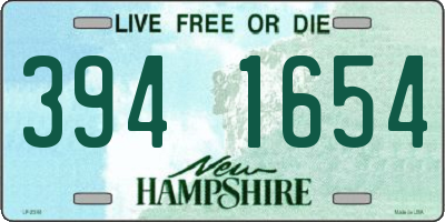 NH license plate 3941654