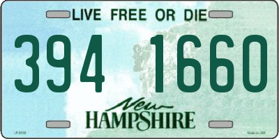 NH license plate 3941660
