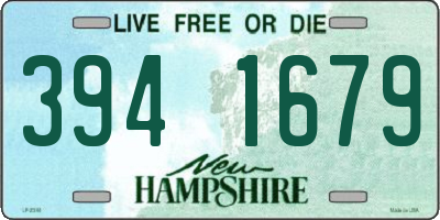 NH license plate 3941679