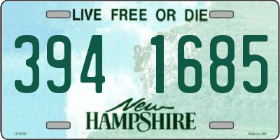 NH license plate 3941685