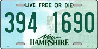 NH license plate 3941690