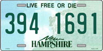 NH license plate 3941691