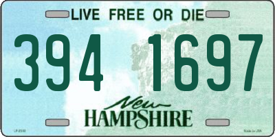 NH license plate 3941697