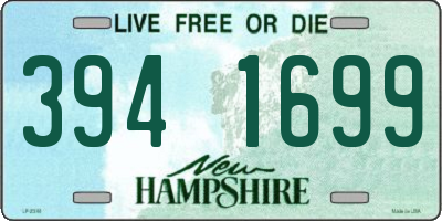 NH license plate 3941699