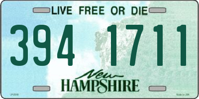 NH license plate 3941711