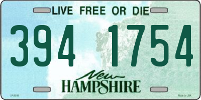 NH license plate 3941754