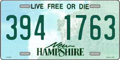 NH license plate 3941763