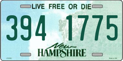 NH license plate 3941775
