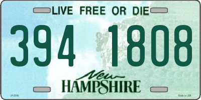 NH license plate 3941808