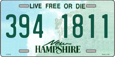 NH license plate 3941811