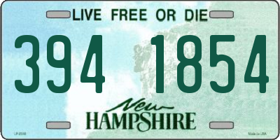 NH license plate 3941854