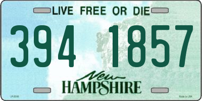NH license plate 3941857
