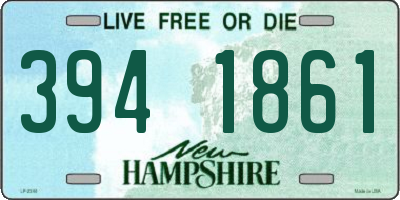 NH license plate 3941861