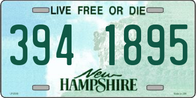 NH license plate 3941895