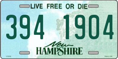 NH license plate 3941904