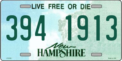 NH license plate 3941913