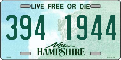 NH license plate 3941944
