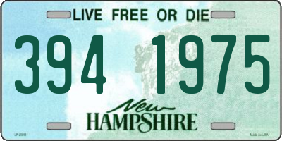 NH license plate 3941975