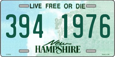 NH license plate 3941976