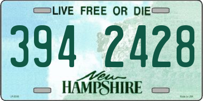 NH license plate 3942428