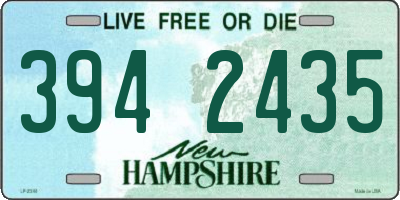 NH license plate 3942435