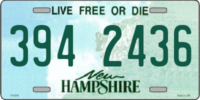 NH license plate 3942436