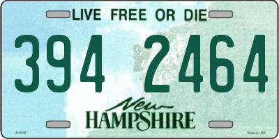 NH license plate 3942464