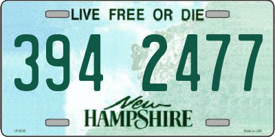 NH license plate 3942477