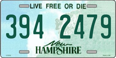 NH license plate 3942479