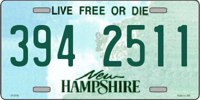 NH license plate 3942511