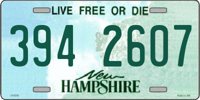 NH license plate 3942607