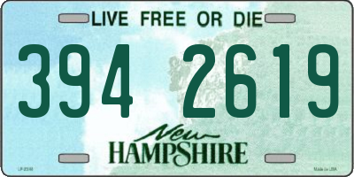 NH license plate 3942619