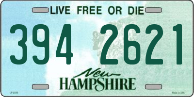 NH license plate 3942621