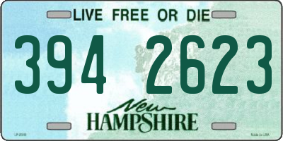 NH license plate 3942623