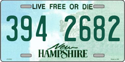 NH license plate 3942682