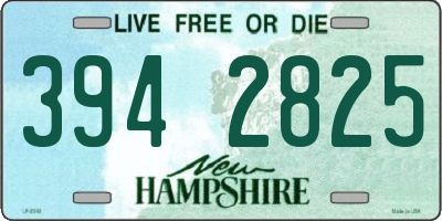 NH license plate 3942825