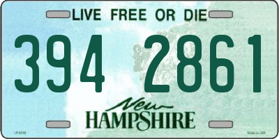 NH license plate 3942861
