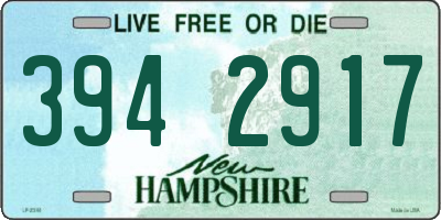 NH license plate 3942917