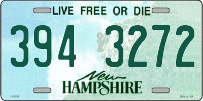 NH license plate 3943272